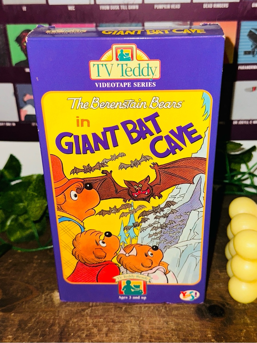 Vintage Berenstain Bears TV Teddy Giant Bat Cave VHS Tape